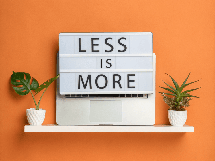 the cover image of blog post Less is more when it comes to code